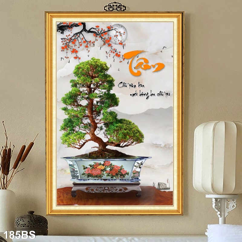 Tranh Bon Sai 185BS