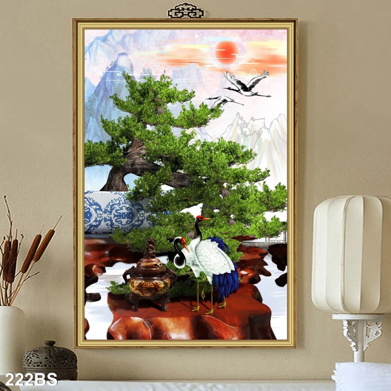 Tranh Bon Sai 222BS