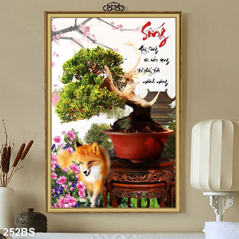 Tranh Bon Sai 252BS