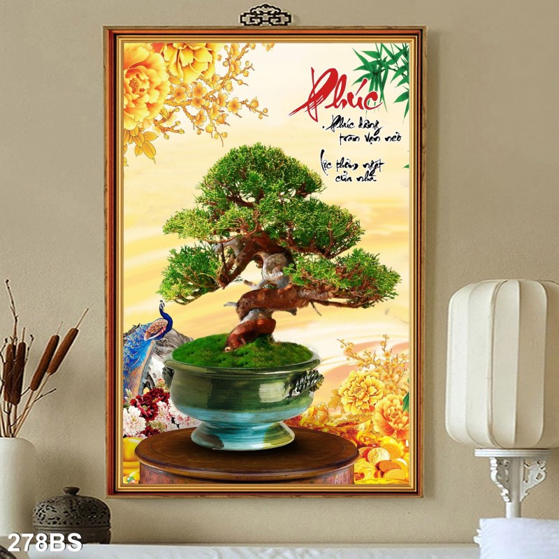 Tranh Bon Sai 278BS