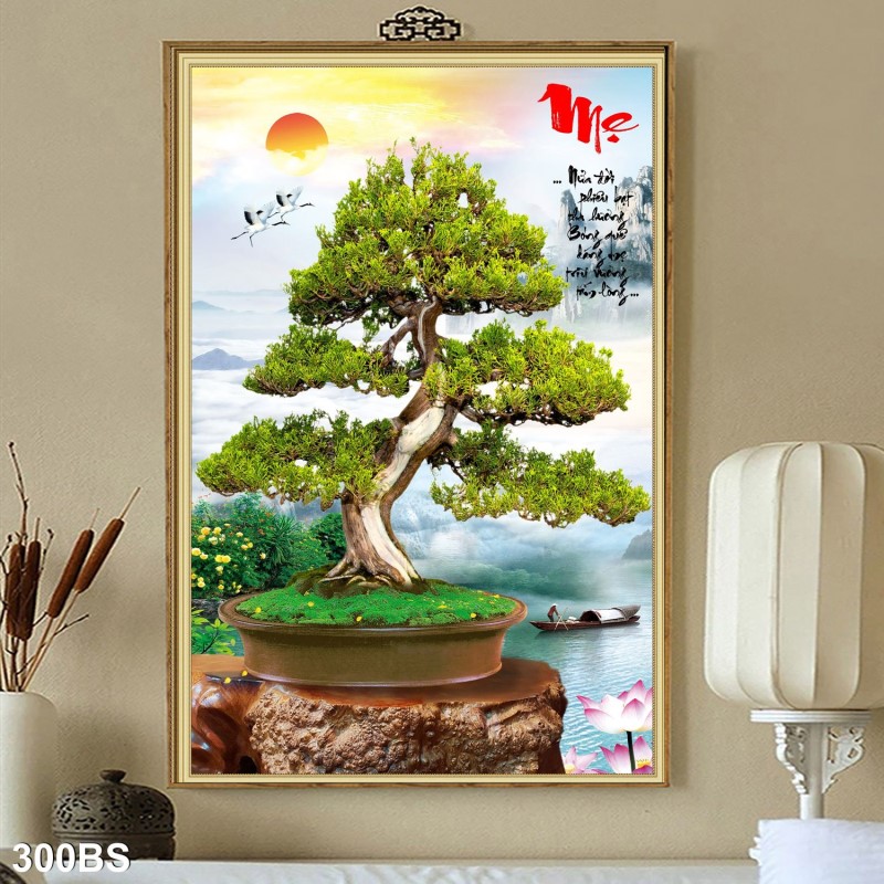 Tranh Bon Sai 300BS