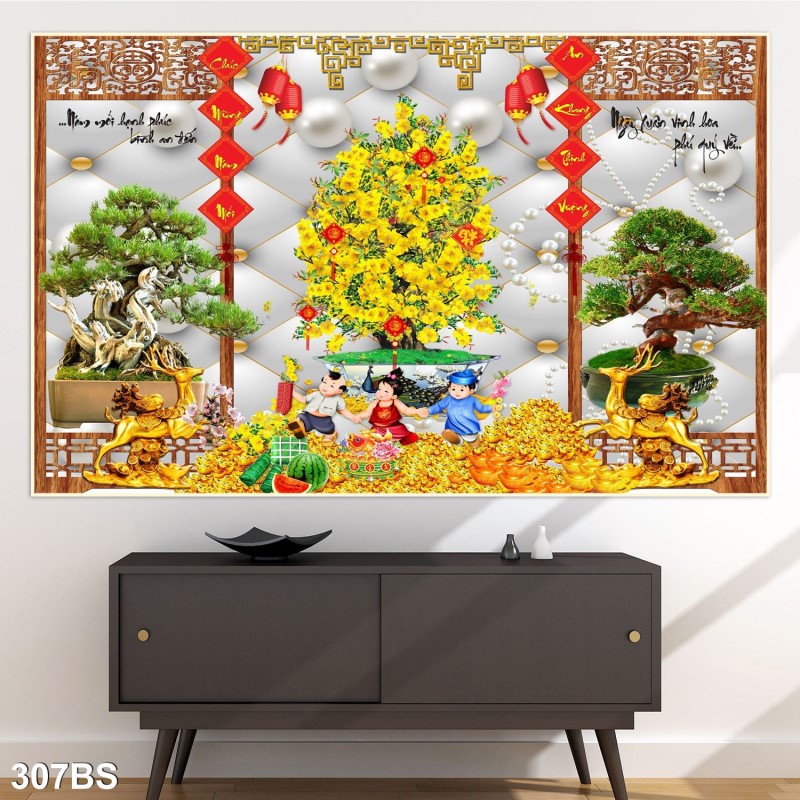 Tranh Bon Sai 307BS
