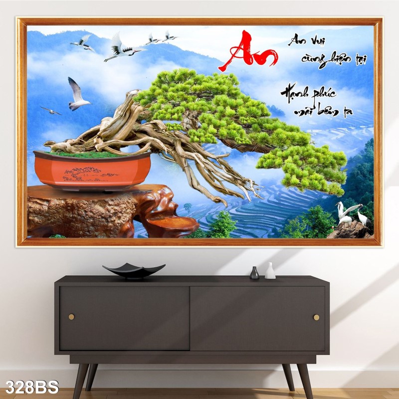 Tranh Bon Sai 328BS