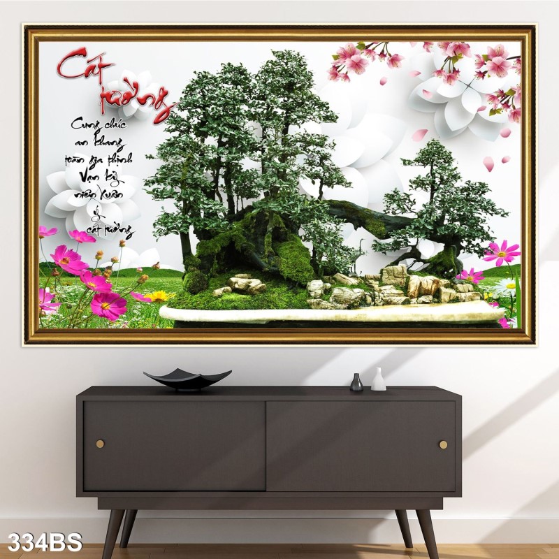 Tranh Bon Sai 334BS