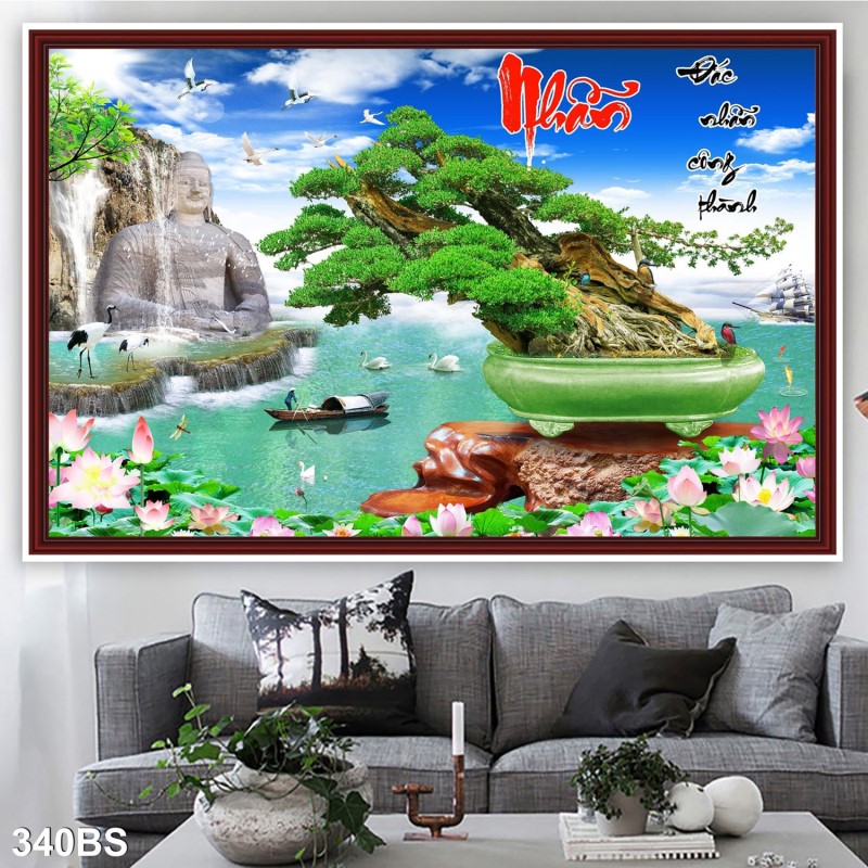 Tranh Bon Sai 340BS