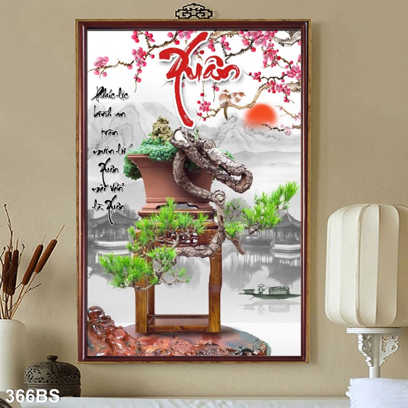 Tranh Bon Sai 366BS