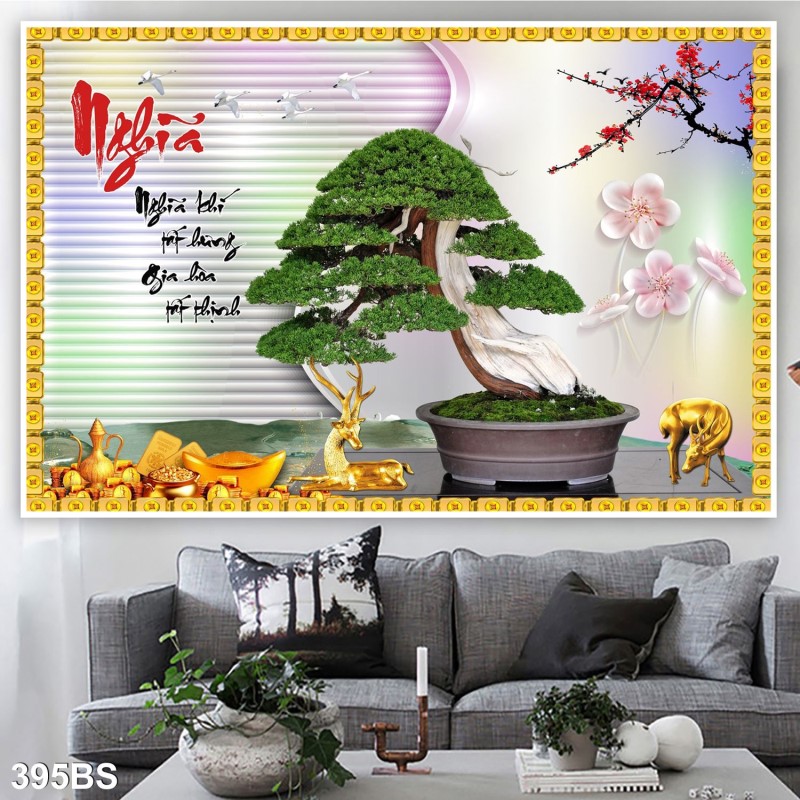 Tranh Bon Sai 395BS