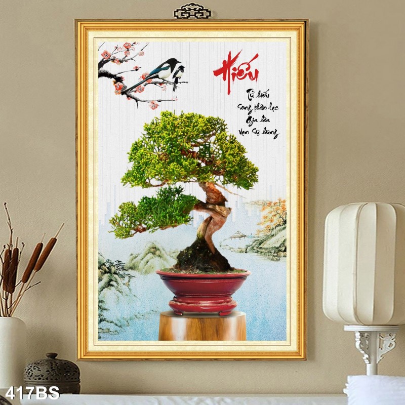 Tranh Bon Sai 417BS