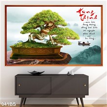 Mẫu Tranh Bon Sai mã số 041BS