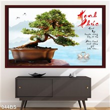 Mẫu Tranh Bon Sai mã số 044BS