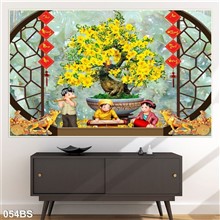 Mẫu Tranh Bon Sai mã số 054BS