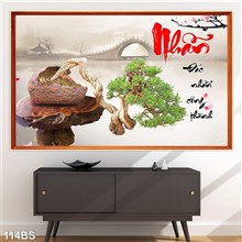 Mẫu Tranh Bon Sai mã số 114BS