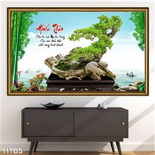 Mẫu Tranh Bon Sai mã số 117BS