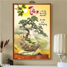 Mẫu Tranh Bon Sai mã số 172BS