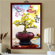 Mẫu Tranh Bon Sai mã số 187BS