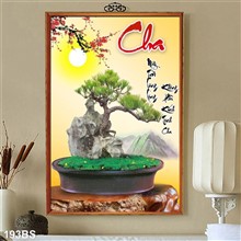 Mẫu Tranh Bon Sai mã số 193BS