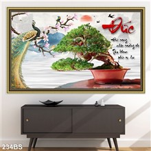 Mẫu Tranh Bon Sai mã số 234BS