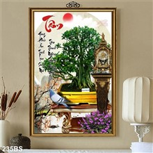 Mẫu Tranh Bon Sai mã số 235BS