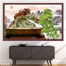 Mẫu Tranh Bon Sai mã số 264BS