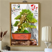 Mẫu Tranh Bon Sai mã số 266BS