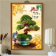 Mẫu Tranh Bon Sai mã số 278BS