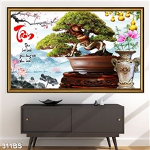 Mẫu Tranh Bon Sai mã số 311BS