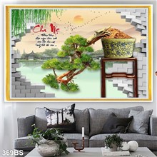 Mẫu Tranh Bon Sai mã số 369BS