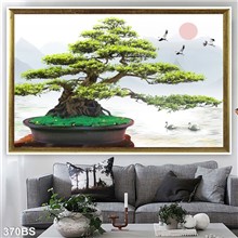 Mẫu Tranh Bon Sai mã số 370BS