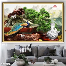 Mẫu Tranh Bon Sai mã số 372BS