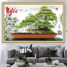 Mẫu Tranh Bon Sai mã số 376BS
