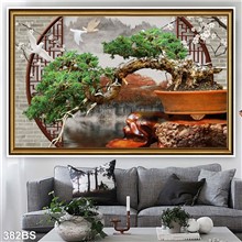 Mẫu Tranh Bon Sai mã số 382BS