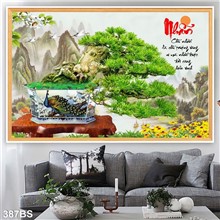 Mẫu Tranh Bon Sai mã số 387BS