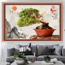 Mẫu Tranh Bon Sai mã số 390BS