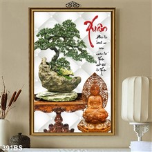 Mẫu Tranh Bon Sai mã số 391BS