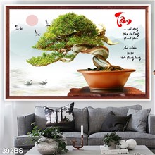 Mẫu Tranh Bon Sai mã số 392BS