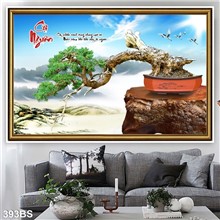 Mẫu Tranh Bon Sai mã số 393BS