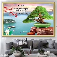 Mẫu Tranh Bon Sai mã số 394BS