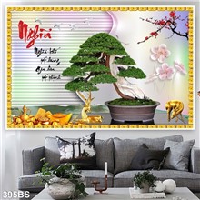 Mẫu Tranh Bon Sai mã số 395BS