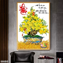 Mẫu Tranh Bon Sai mã số 595BS