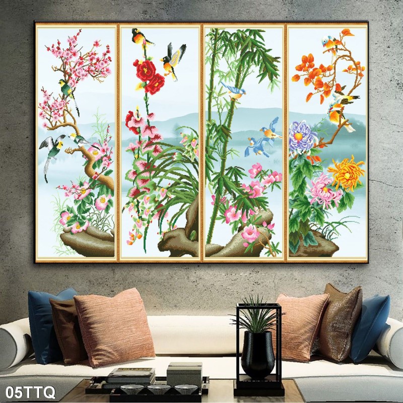 Tranh tứ quý 05TTQ