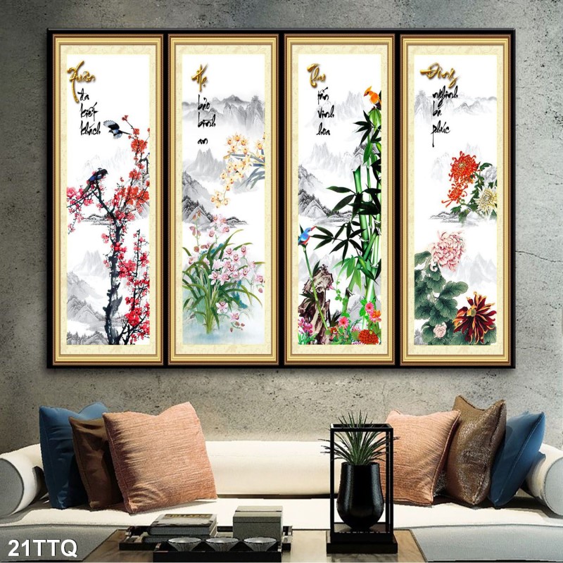 Tranh tứ quý 21TTQ