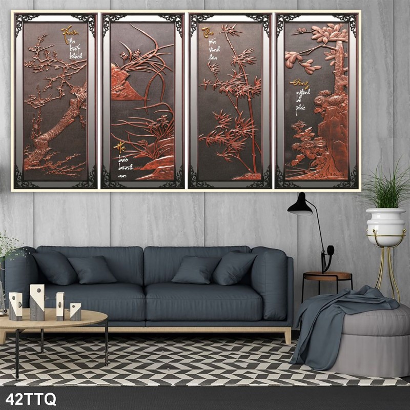Tranh tứ quý 42TTQ