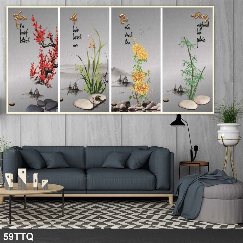 Tranh tứ quý 59TTQ