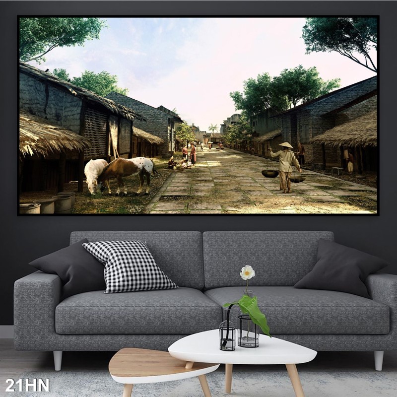 Tranh hà nội xưa 21HN