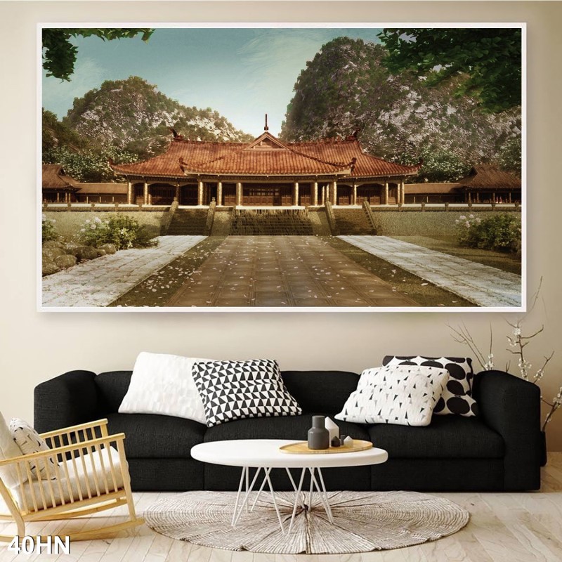 Tranh hà nội xưa 40HN