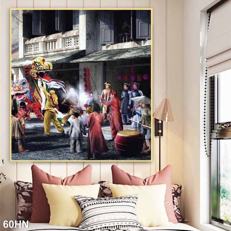 Tranh hà nội xưa 60HN
