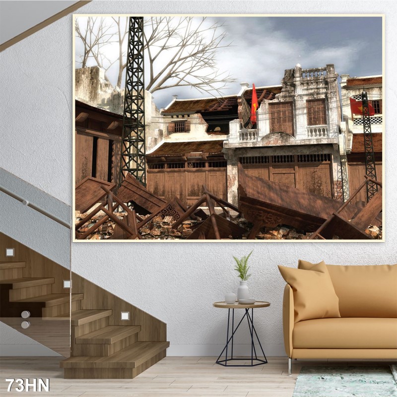 Tranh hà nội xưa 73HN