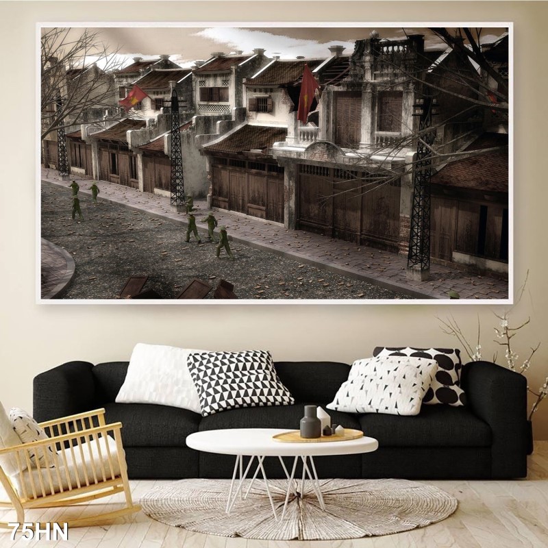 Tranh hà nội xưa 75HN