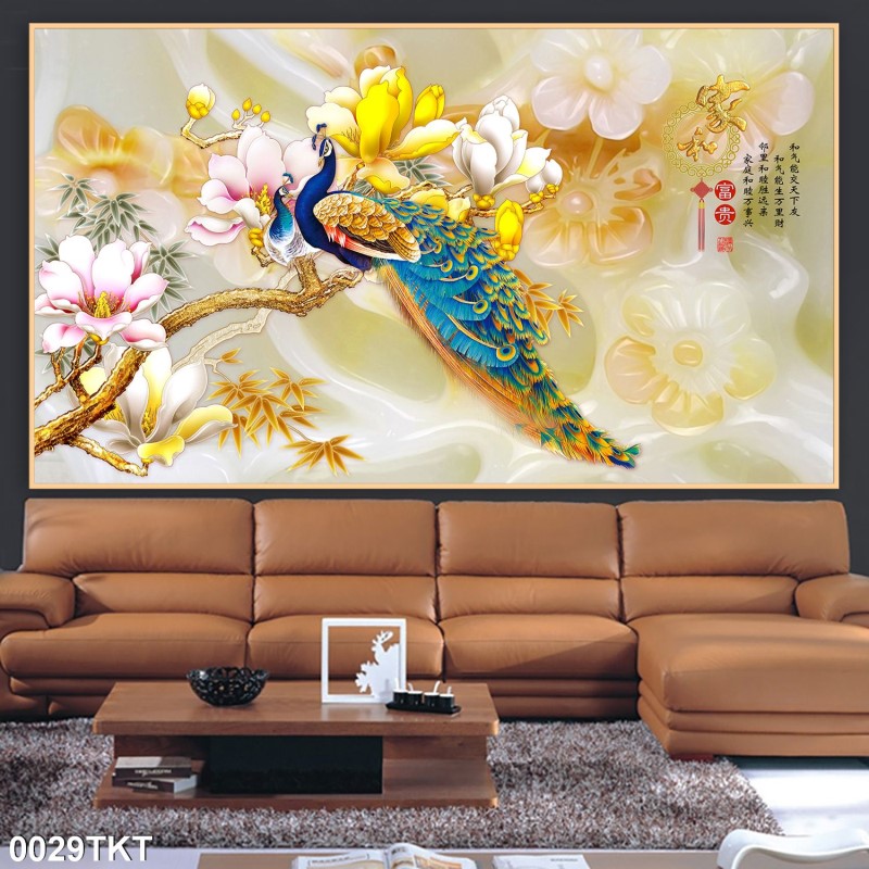 Tranh thư pháp, kim tiền 0029TKT