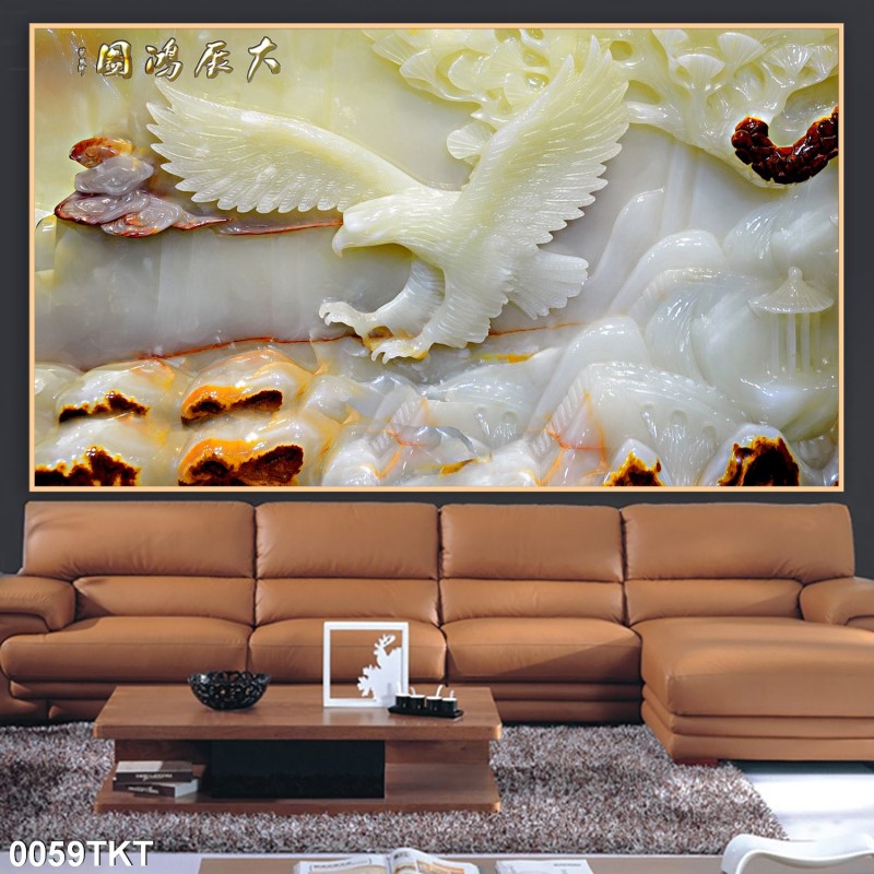 Tranh thư pháp, kim tiền 0059TKT